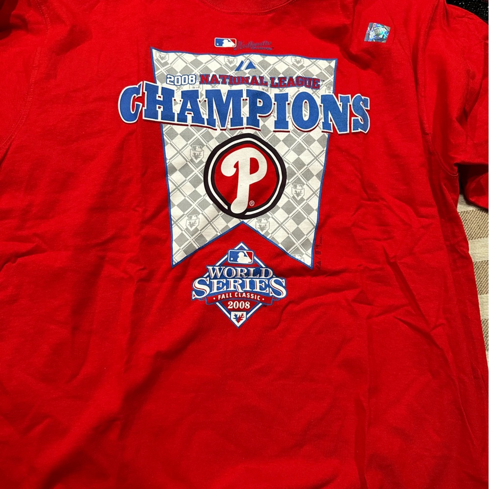 NEVER WORN - PHILADELPHIA PHILLIES - 2008 WORLD SERIES CHAMPIONS!!